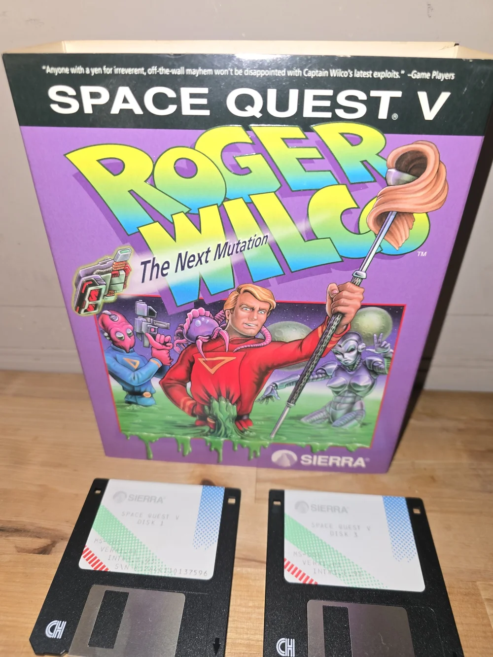 Space Quest V Roger Wilco 5  Mutation Tandy PC 3.5